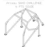Arceau Saxo Challenge 6 Pts soudé