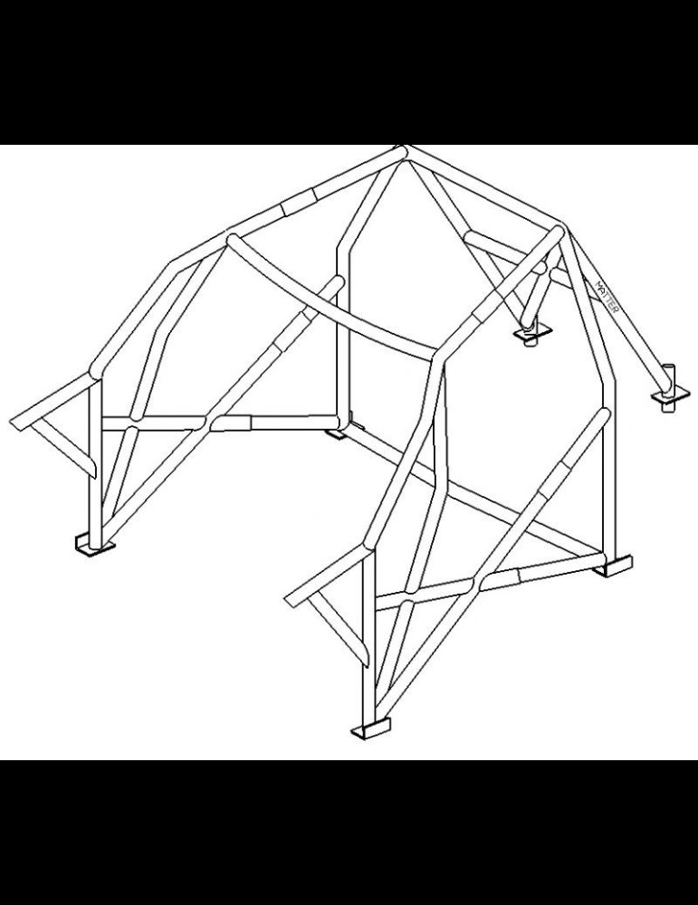 Arceau 206 XS Volant Multipoints FIA