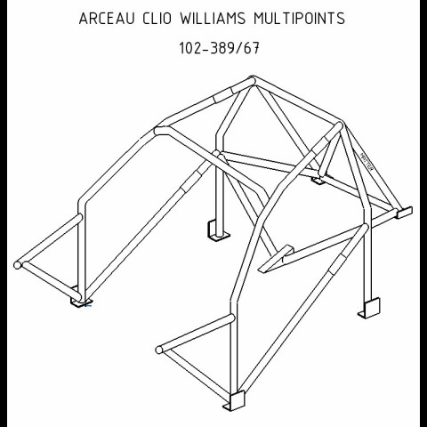 Arceau Clio Williams Multipoint FIA / HCV